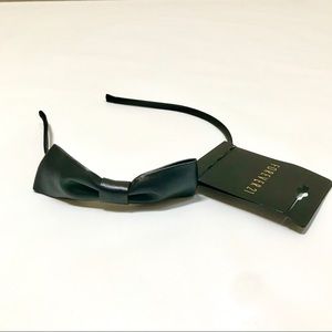 Forever 21 Headband Bow Black